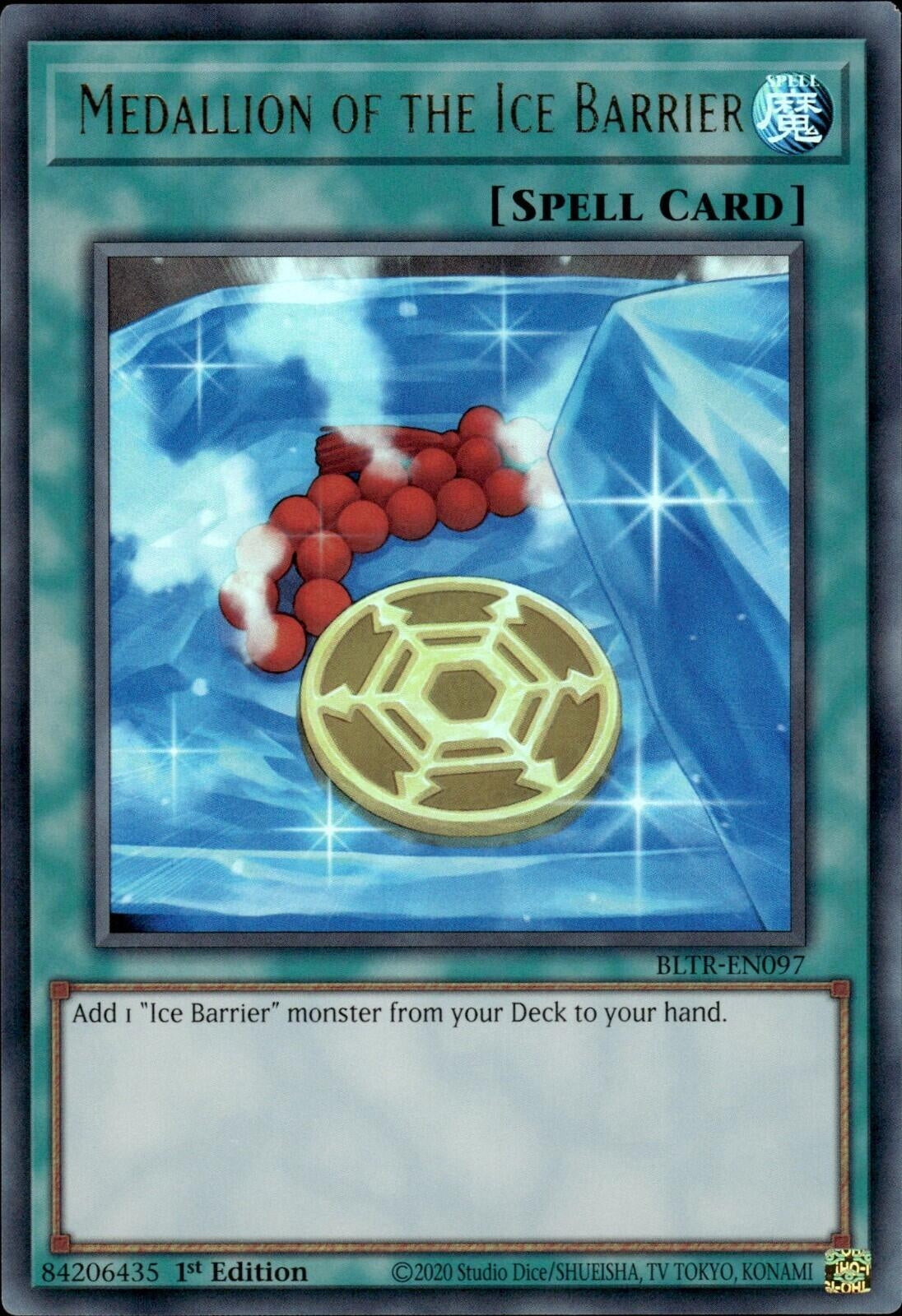Image for Medallion of the Ice Barrier (Battles of Legend: Terminal Revenge) (BLTR-EN097) - YuGiOh
