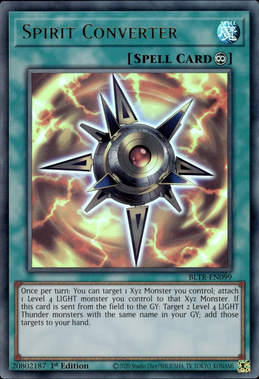 Image for Spirit Converter (Battles of Legend: Terminal Revenge) (BLTR-EN099) - YuGiOh