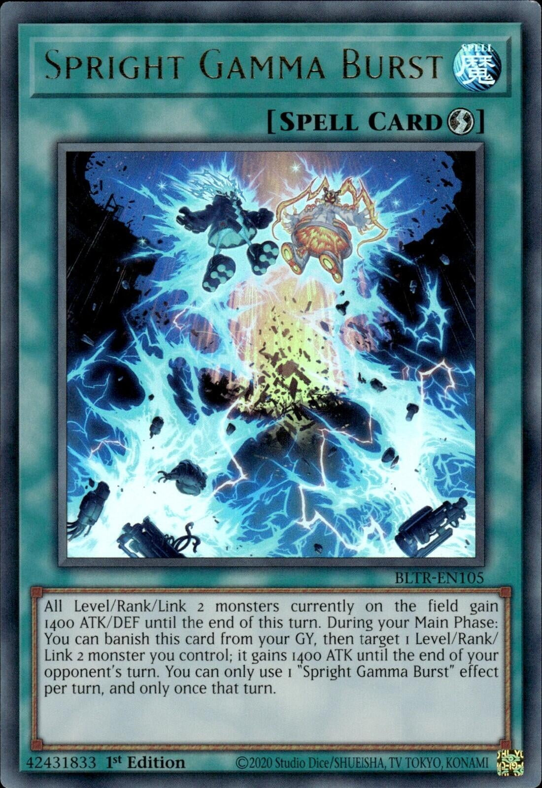 Image for Spright Gamma Burst (Battles of Legend: Terminal Revenge) (BLTR-EN105) - YuGiOh