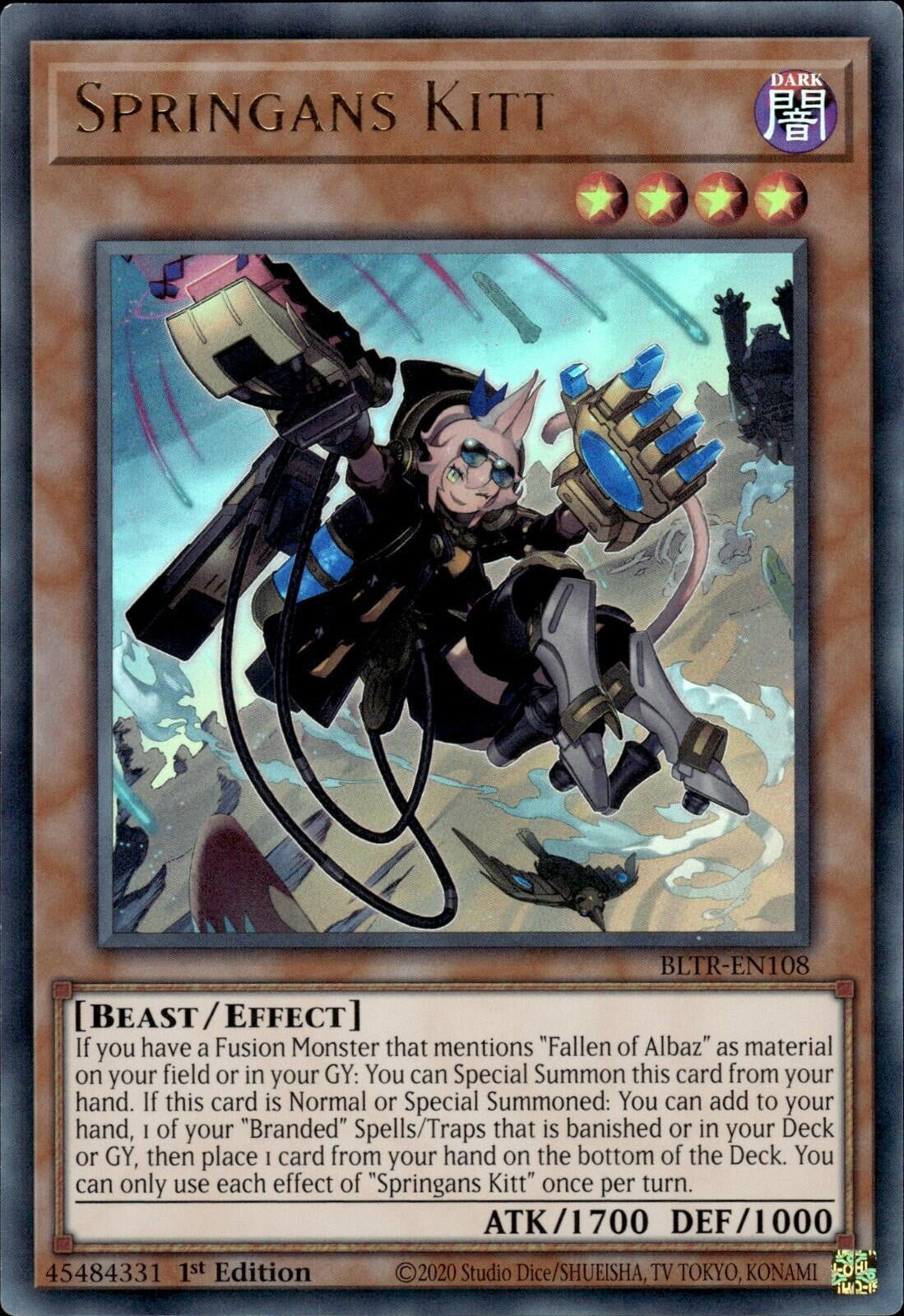 Image for Springans Kitt (Battles of Legend: Terminal Revenge) (BLTR-EN108) - YuGiOh