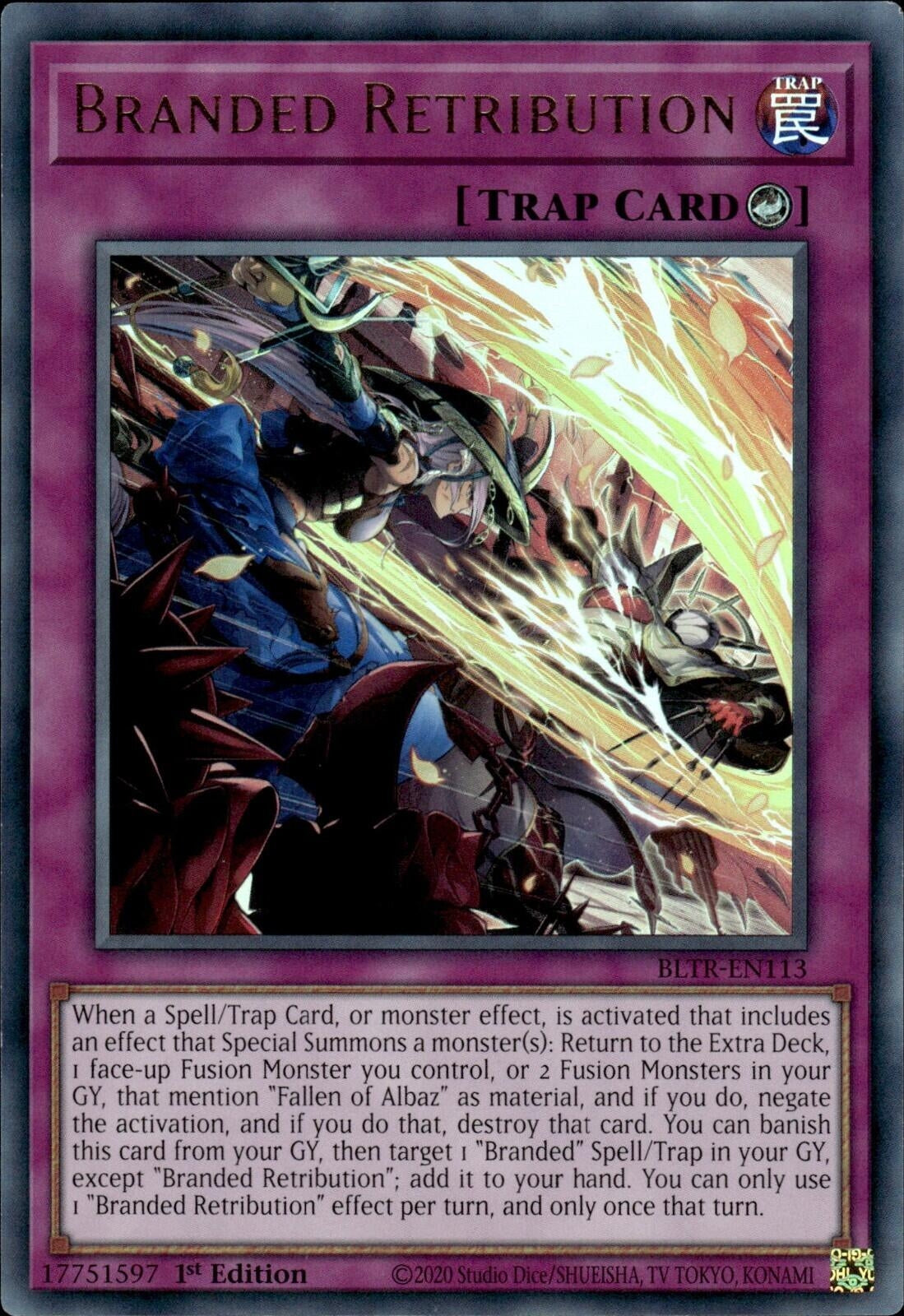Image for Branded Retribution (Battles of Legend: Terminal Revenge) (BLTR-EN113) - YuGiOh