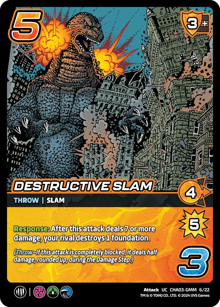 Image for Destructive Slam (Challenger Series: Godzilla) (CHA03-GMM 6/22) - UniVersus