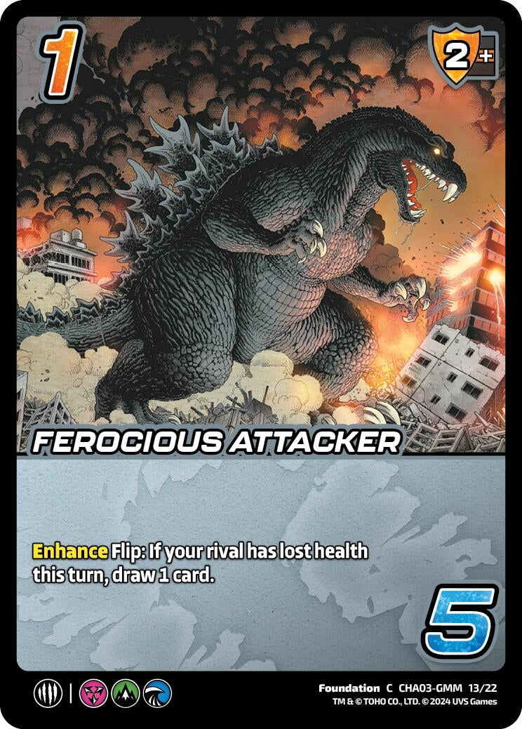 Image for Ferocious Attacker (Challenger Series: Godzilla) (CHA03-GMM 13/22) - UniVersus