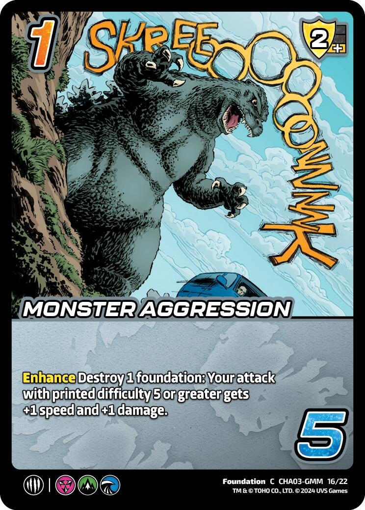 Image for Monster Aggression (Challenger Series: Godzilla) (CHA03-GMM 16/22) - UniVersus