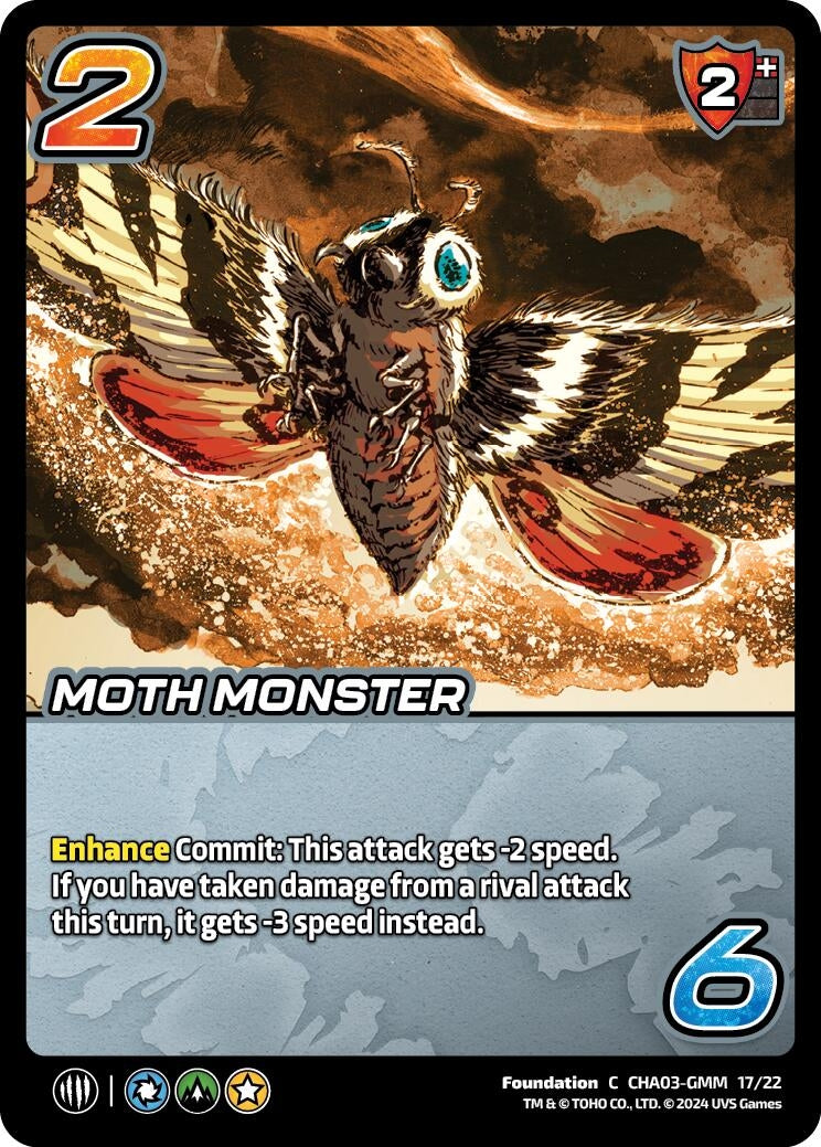 Image for Moth Monster (Challenger Series: Godzilla) (CHA03-GMM 17/22) - UniVersus