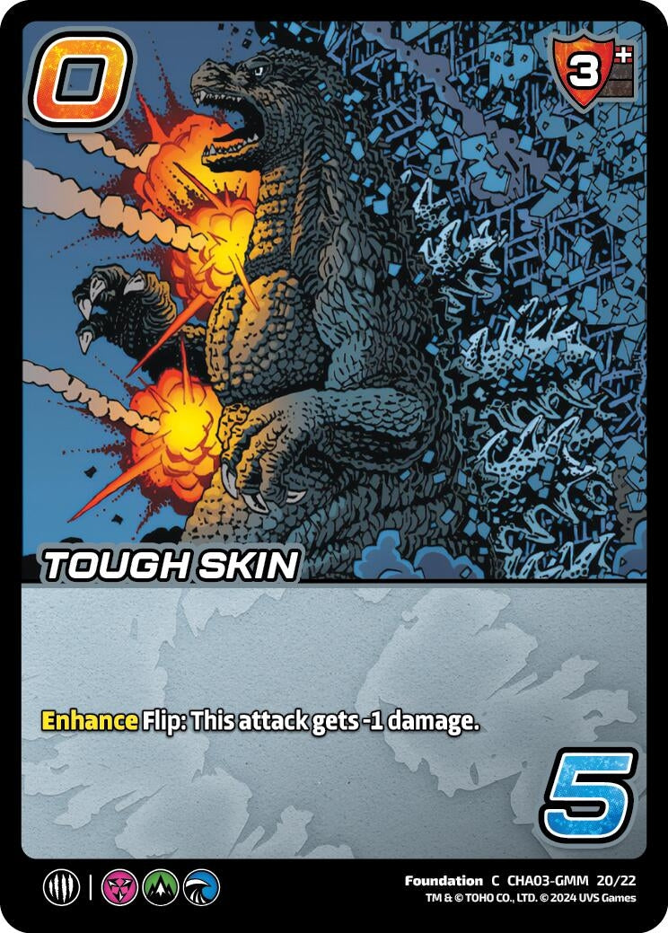 Image for Tough Skin (Challenger Series: Godzilla) (CHA03-GMM 20/22) - UniVersus