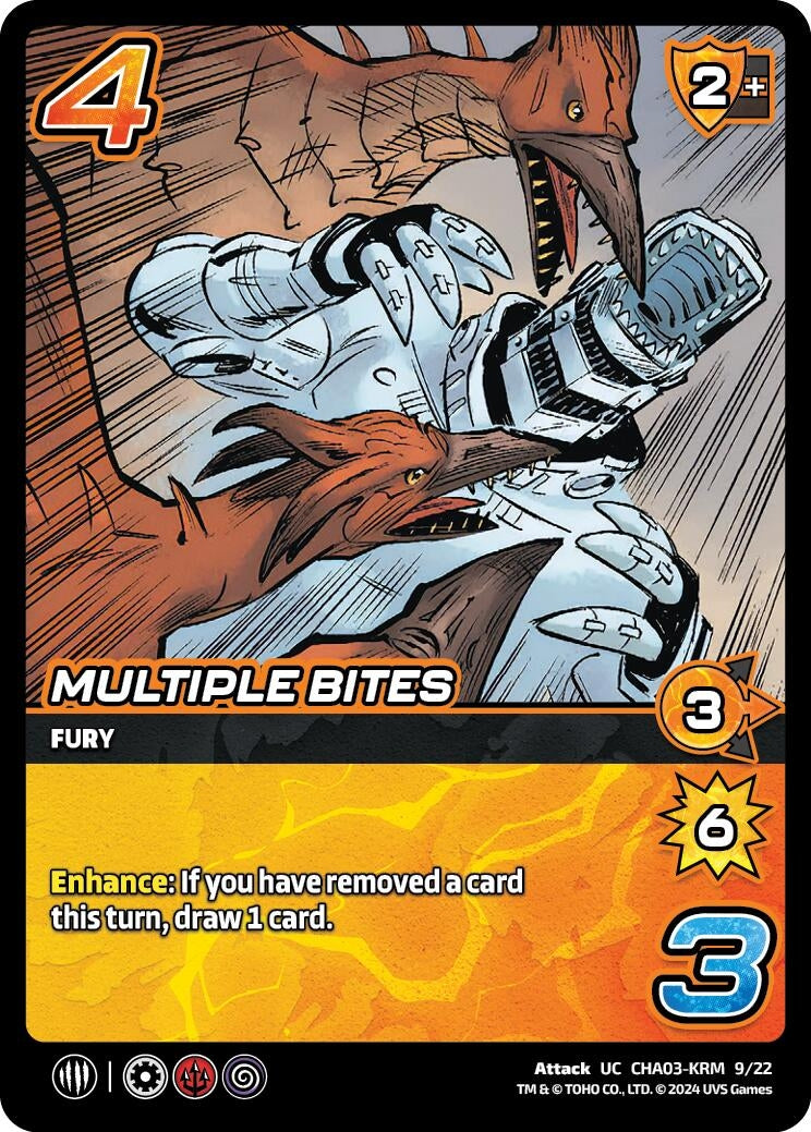 Image for Multiple Bites (Challenger Series: Godzilla) (CHA03-KRM 9/22) - UniVersus