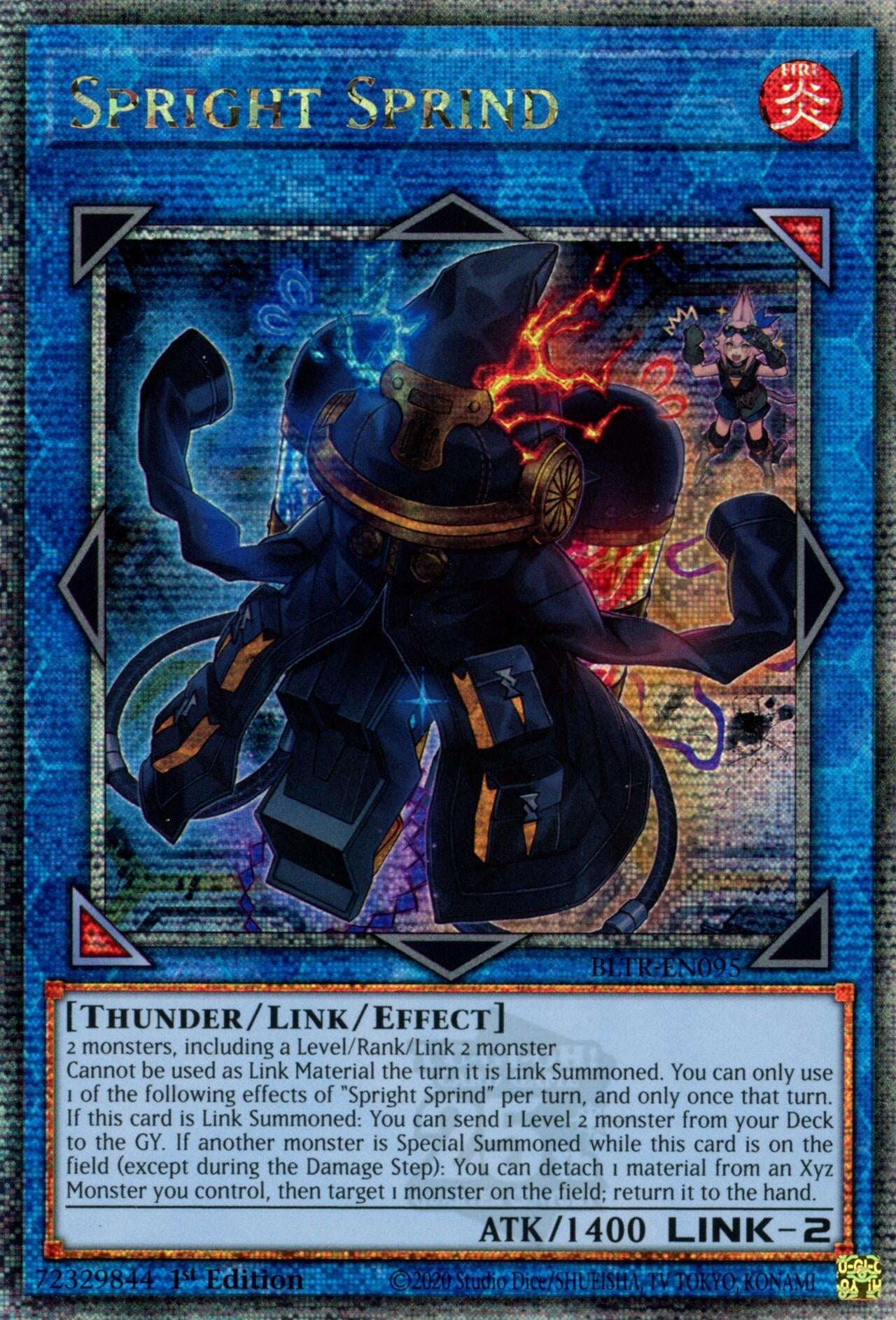 Image for Spright Sprind (Quarter Century Secret Rare) (Battles of Legend: Terminal Revenge) (BLTR-EN095) - YuGiOh