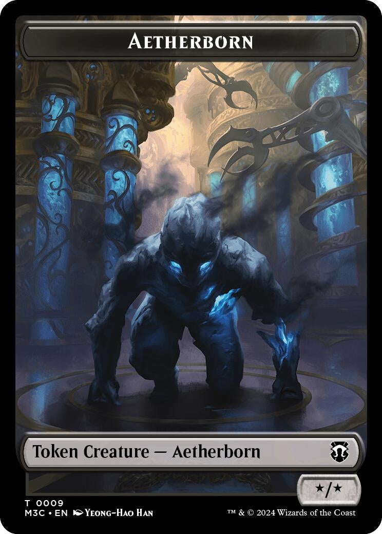 Image for Aetherborn (Ripple Foil) // Thopter Double-Sided Token (Commander: Modern Horizons 3) (9 // 26) - Magic: The Gathering