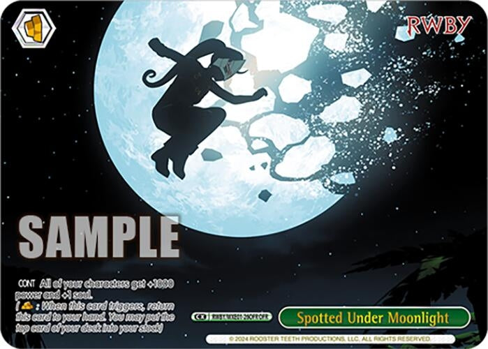 Image for Spotted Under Moonlight (OFR) (RWBY Premium Booster) (RWBY/WXE01-26OFR OFR) - Weiss Schwarz