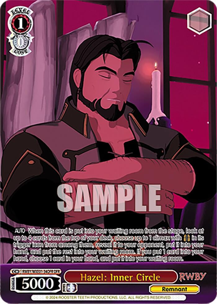 Image for Hazel: Inner Circle (OFR) (RWBY Premium Booster) (RWBY/WXE01-34OFR OFR) - Weiss Schwarz