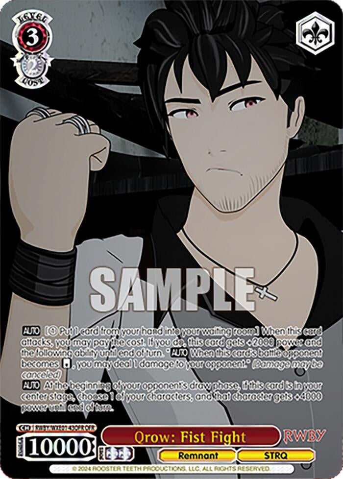 Image for Qrow: Fist Fight (OFR) (RWBY Premium Booster) (RWBY/WXE01-43OFR OFR) - Weiss Schwarz