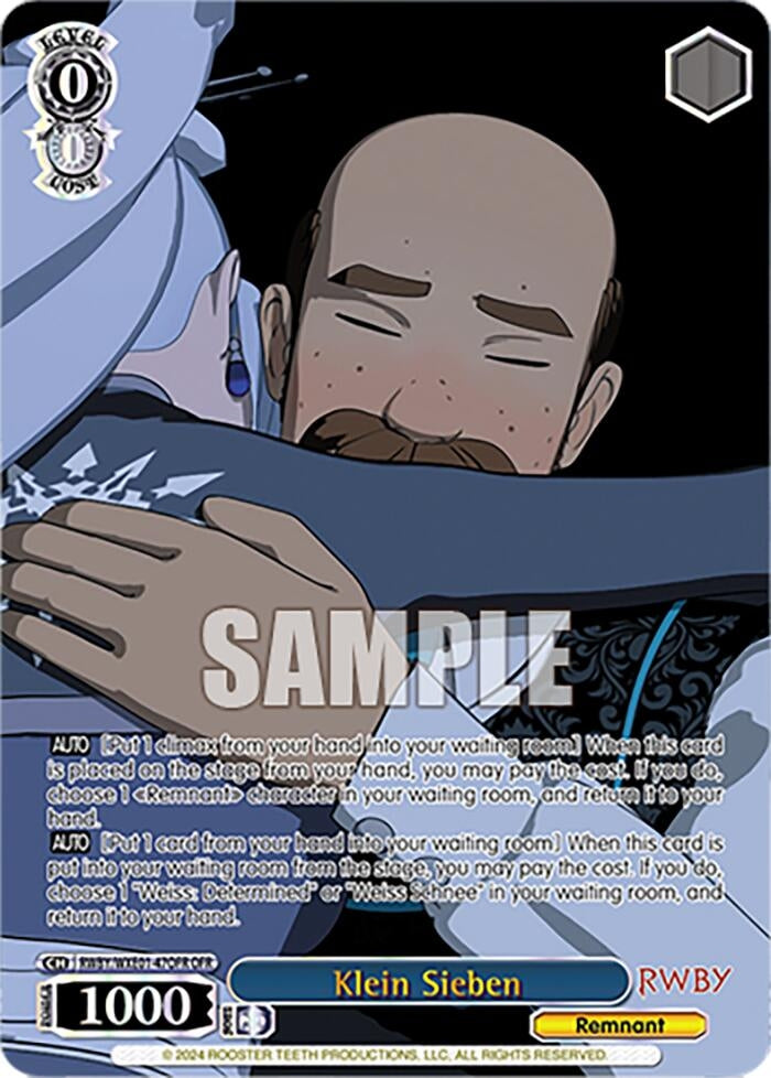Image for Klein Sieben (OFR) (RWBY Premium Booster) (RWBY/WXE01-47OFR OFR) - Weiss Schwarz