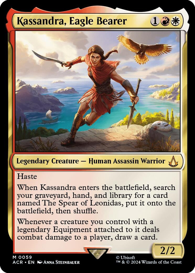 Image for Kassandra, Eagle Bearer (Universes Beyond: Assassin's Creed) (59) - Magic: The Gathering