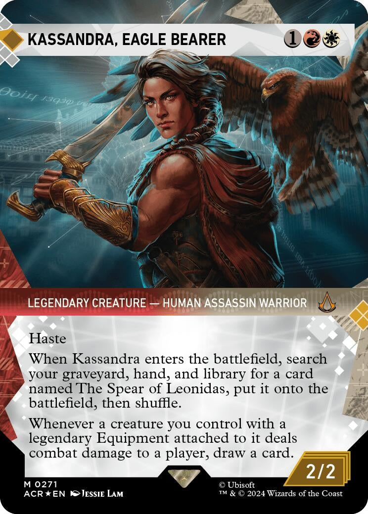 Image for Kassandra, Eagle Bearer (Showcase) (Textured Foil) (Universes Beyond: Assassin's Creed) (271) - Magic: The Gathering