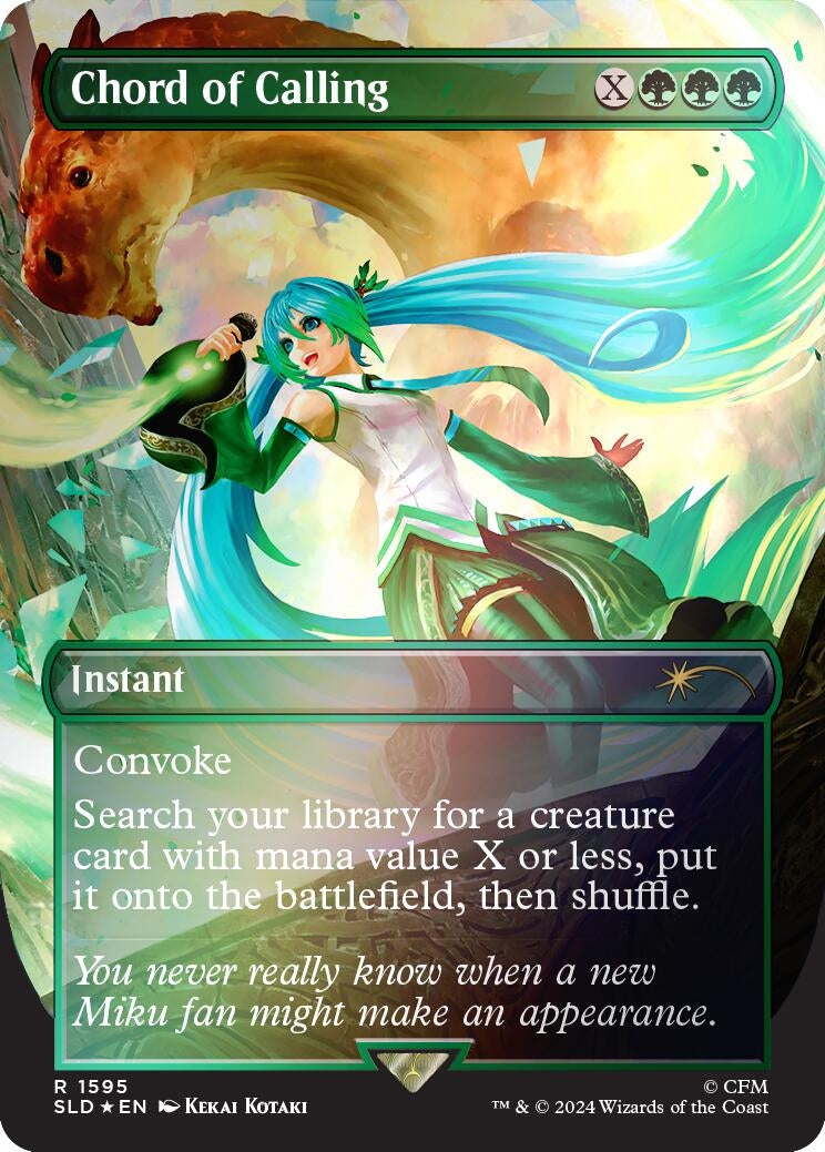 Image for Chord of Calling (Rainbow Foil) (Secret Lair Drop Series) (1595) - Magic: The Gathering