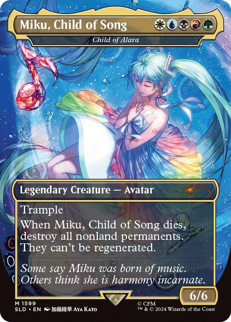 Image for Miku, Child of Song - Child of Alara (Secret Lair Drop Series) (1599) - Magic: The Gathering