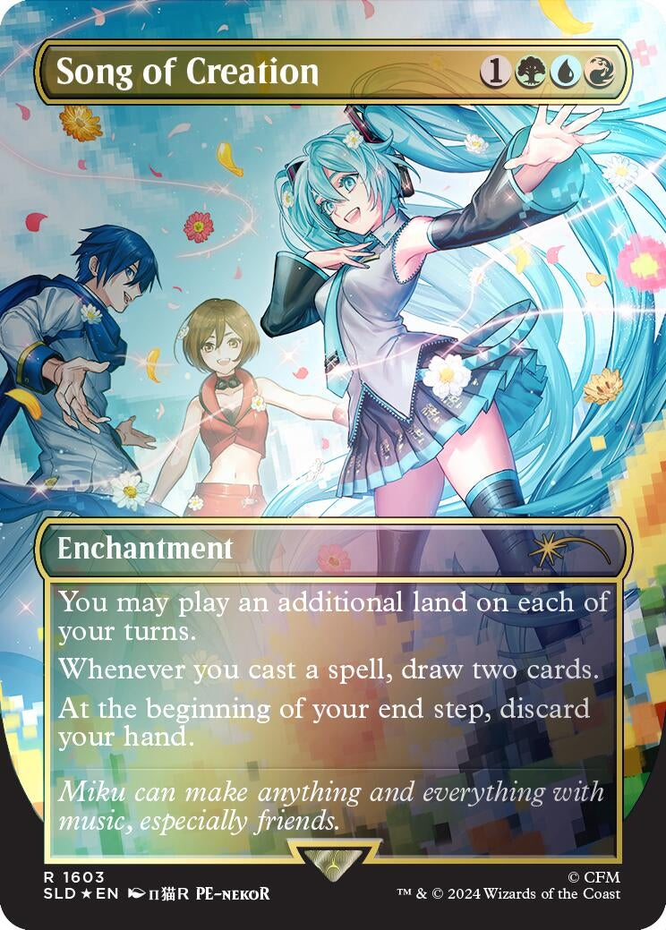 Image for Song of Creation (Rainbow Foil) (Secret Lair Drop Series) (1603) - Magic: The Gathering