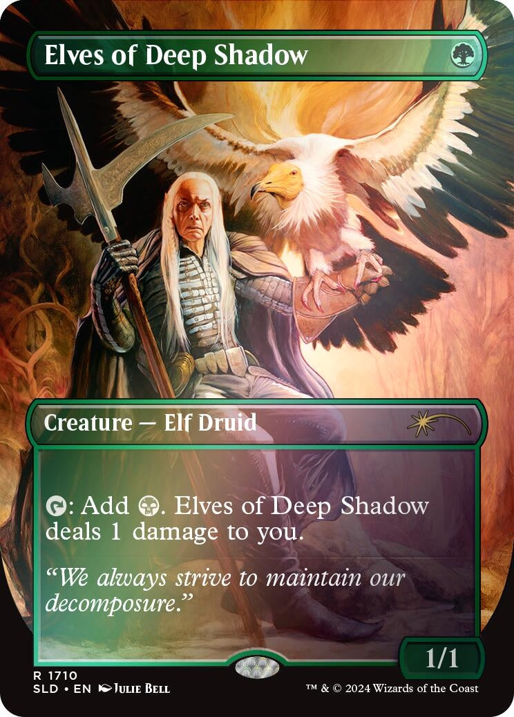 Image for Elves of Deep Shadow (Rainbow Foil) (Secret Lair Drop Series) (1710) - Magic: The Gathering
