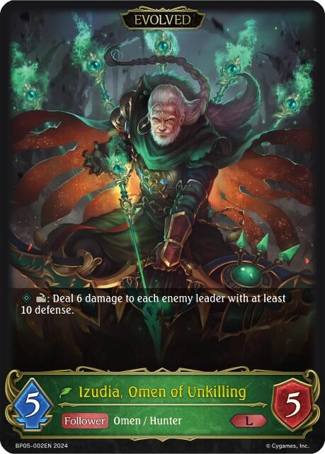 Image for Izudia, Omen of Unkilling (Evolved) (BP05: Omens Eternal) (BP05-002EN) - Shadowverse: Evolve