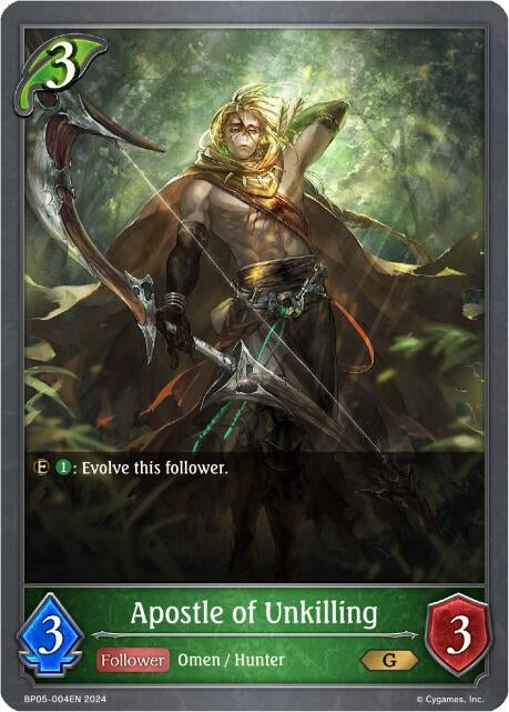 Image for Apostle of Unkilling (BP05: Omens Eternal) (BP05-004EN) - Shadowverse: Evolve