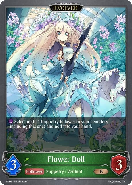 Image for Flower Doll (Evolved) (BP05: Omens Eternal) (BP05-015EN) - Shadowverse: Evolve