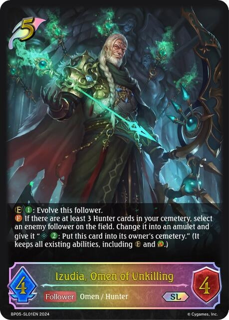 Image for Izudia, Omen of Unkilling (SL) (BP05: Omens Eternal) (BP05-SL01EN) - Shadowverse: Evolve