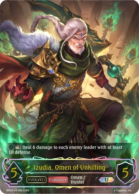 Image for Izudia, Omen of Unkilling (Evolved) (U) (BP05: Omens Eternal) (BP05-U01EN) - Shadowverse: Evolve