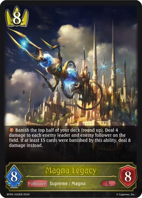 Image for Magna Legacy (BP05: Omens Eternal) (BP05-020EN) - Shadowverse: Evolve