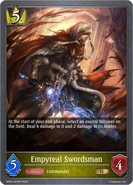 Image for Empyreal Swordsman (BP05: Omens Eternal) (BP05-023EN) - Shadowverse: Evolve