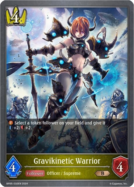 Image for Gravikinetic Warrior (BP05: Omens Eternal) (BP05-032EN) - Shadowverse: Evolve