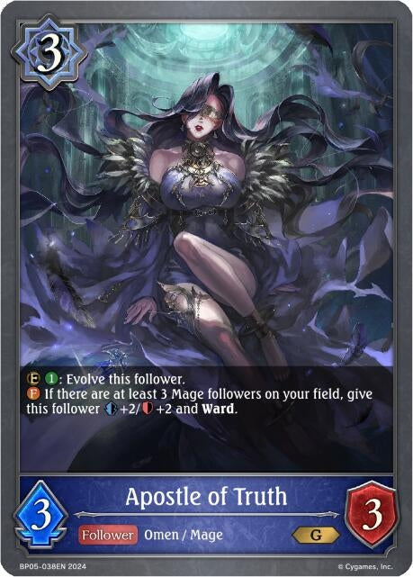 Image for Apostle of Truth (BP05: Omens Eternal) (BP05-038EN) - Shadowverse: Evolve