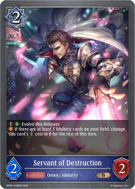 Image for Servant of Destruction (BP05: Omens Eternal) (BP05-048EN) - Shadowverse: Evolve