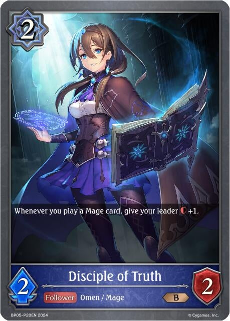 Image for Disciple of Truth - P20EN (Foil) (BP05: Omens Eternal) (BP05-P20EN) - Shadowverse: Evolve