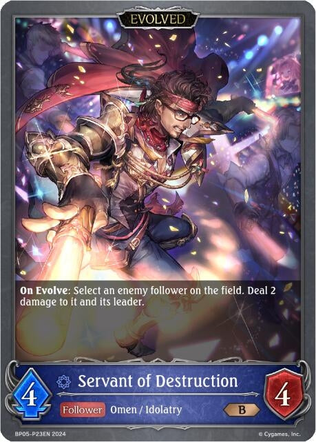Image for Servant of Destruction (Evolved) - P22EN (Foil) (BP05: Omens Eternal) (BP05-P23EN) - Shadowverse: Evolve