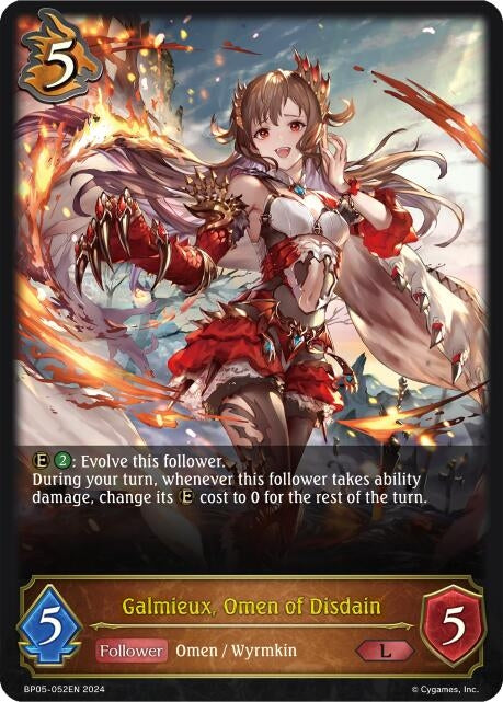 Image for Galmieux, Omen of Disdain (BP05: Omens Eternal) (BP05-052EN) - Shadowverse: Evolve
