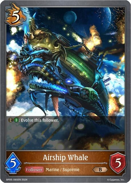 Image for Airship Whale (BP05: Omens Eternal) (BP05-065EN) - Shadowverse: Evolve