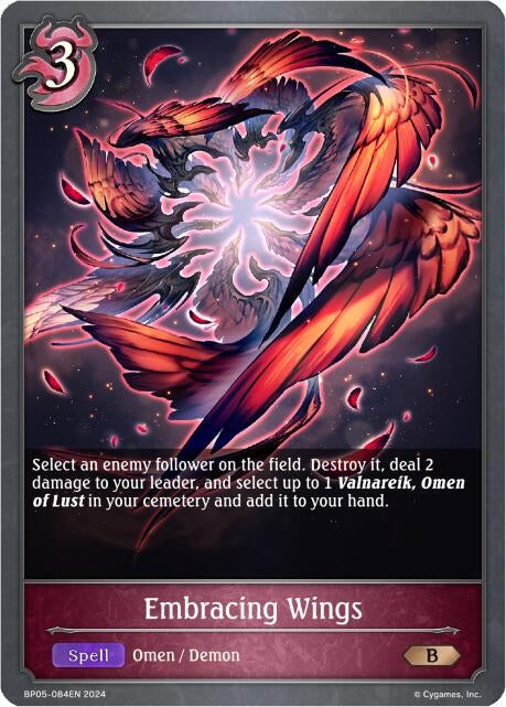 Image for Embracing Wings (BP05: Omens Eternal) (BP05-084EN) - Shadowverse: Evolve