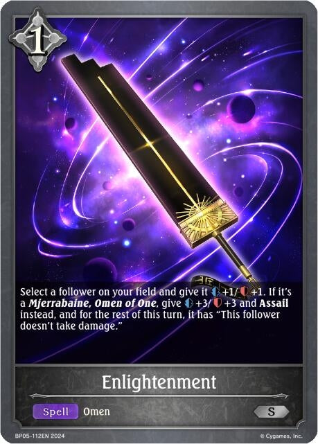Image for Enlightenment (BP05: Omens Eternal) (BP05-112EN) - Shadowverse: Evolve