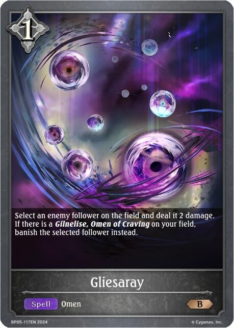 Image for Gliesaray (BP05: Omens Eternal) (BP05-117EN) - Shadowverse: Evolve
