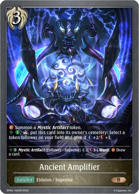 Image for Ancient Amplifier (BP05: Omens Eternal) (BP05-102EN) - Shadowverse: Evolve