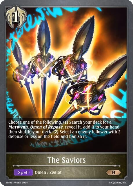 Image for The Saviors - P46 (Foil) (BP05: Omens Eternal) (BP05-P46EN) - Shadowverse: Evolve