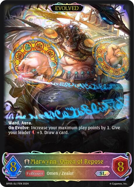 Image for Marwynn, Omen of Repose (Evolved) (SL) (BP05: Omens Eternal) (BP05-SL17EN) - Shadowverse: Evolve