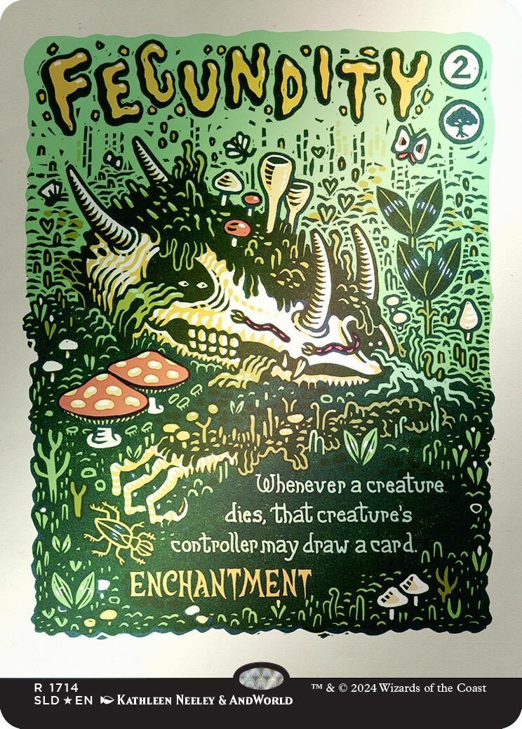 Image for Fecundity (Rainbow Foil) (Secret Lair Drop Series) (1714) - Magic: The Gathering