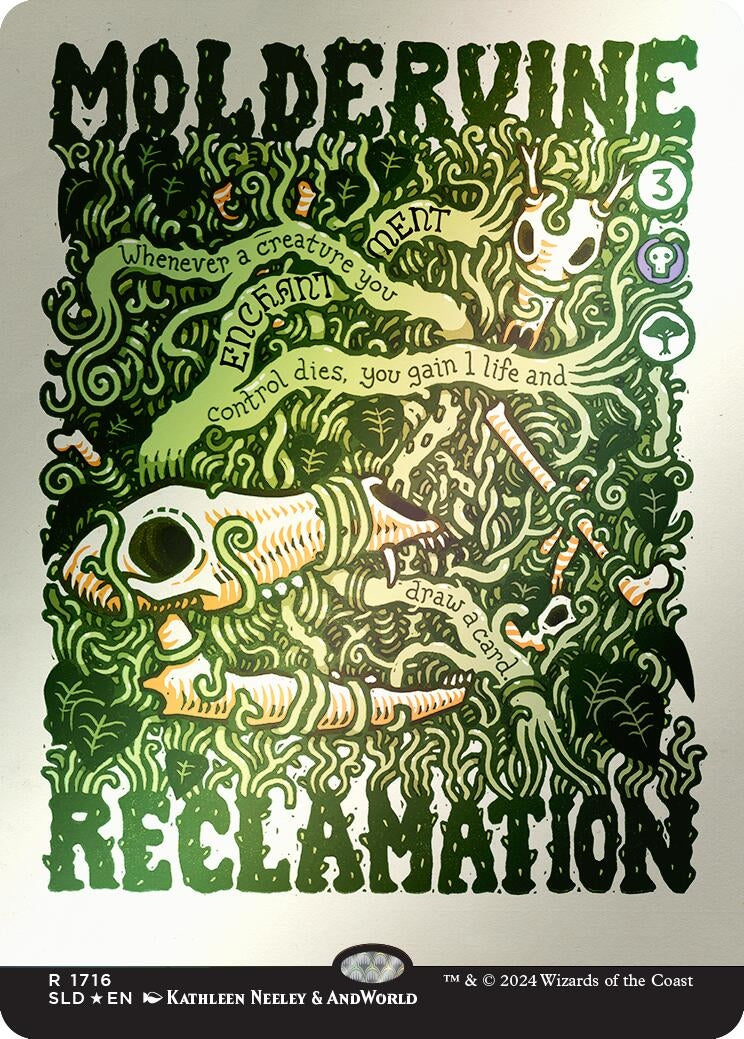 Image for Moldervine Reclamation (Rainbow Foil) (Secret Lair Drop Series) (1716) - Magic: The Gathering