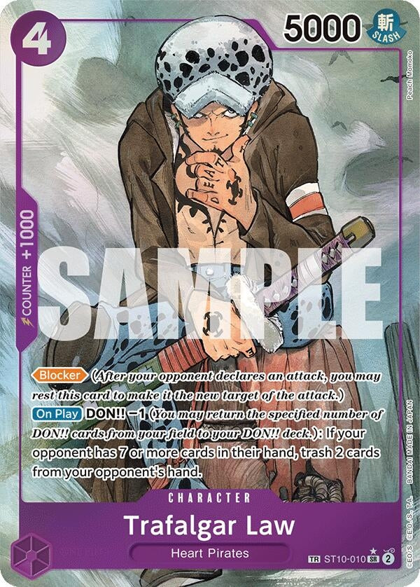 Image for Trafalgar Law (010) (TR) (500 Years in the Future) (ST10-010) - One Piece Card Game