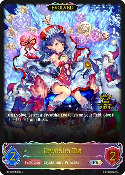 Image for Crystalia Tia (Evolved) (Shadowverse: Evolve Promo Cards) (PR-039EN) - Shadowverse: Evolve