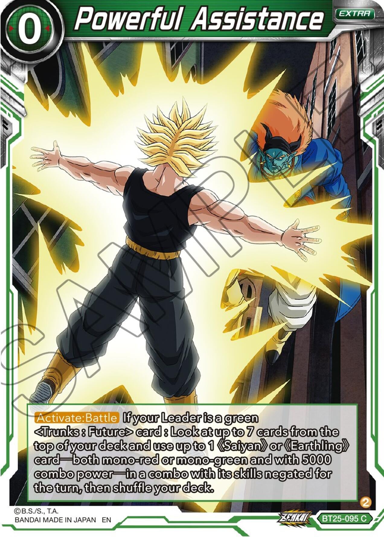 Image for Powerful Assistance (Legend of the Dragon Balls) (BT25-095) - Dragon Ball Super: Masters