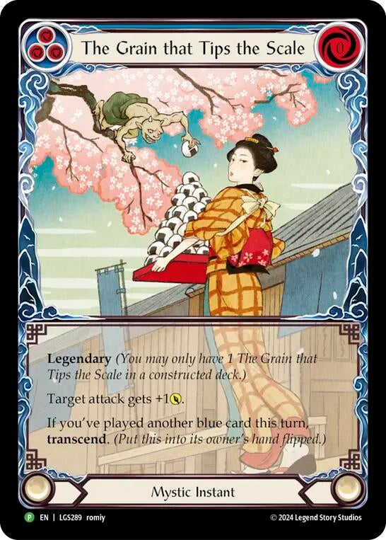 Image for The Grain that Tips the Scale // Inner Chi - LGS289 (Flesh and Blood: Promo Cards) (LGS289) - Flesh and Blood TCG
