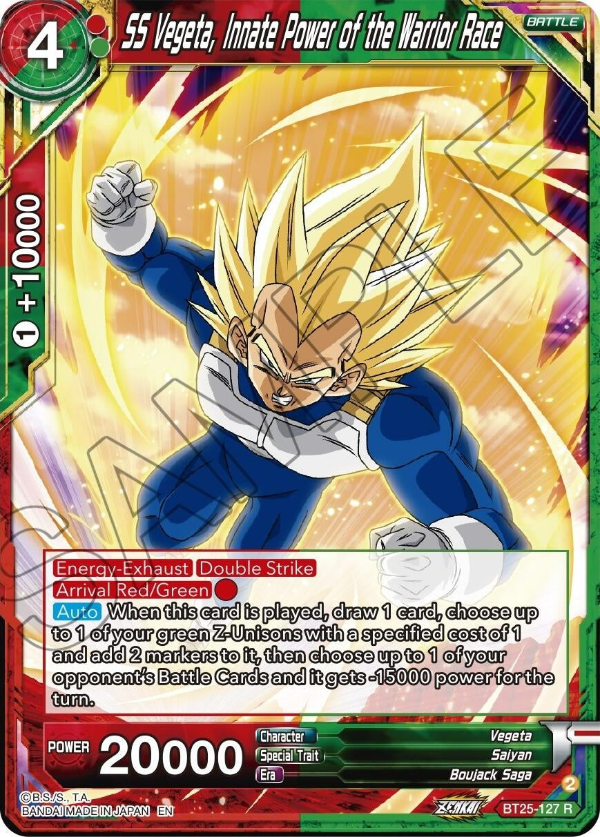 Image for SS Vegeta, Innate Power of the Warrior Race (Legend of the Dragon Balls) (BT25-127) - Dragon Ball Super: Masters